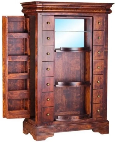 Тумба бар "Луи Филипп" Старый янтарь  МО 20.01  купить в интернет магазине Мебель из массива. Звоните +7 495 961-63-63 Луи Филипп